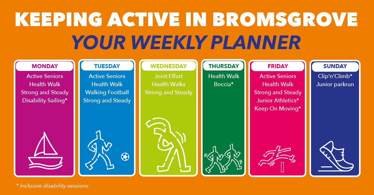 Keeping Active In Bromsgrove Weekly Planner SM_V3