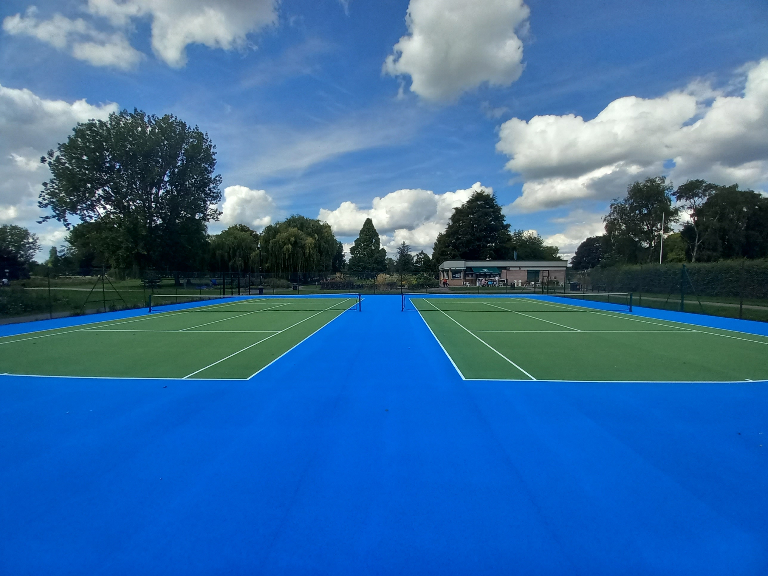 Refurbished Tennis Courts reopen in Sanders Park