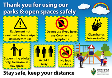 Thank you for using parks and open spaces safely