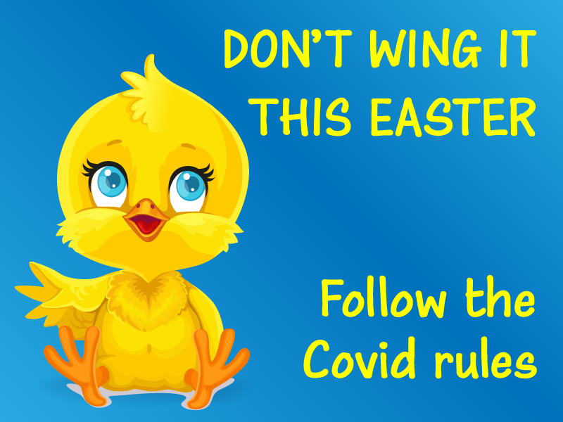 Covid Dont Wing It this Easter