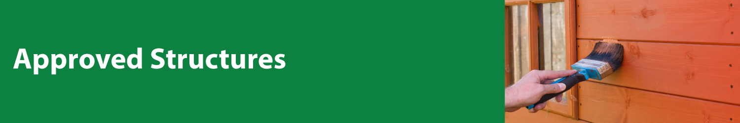 Approved structures banner