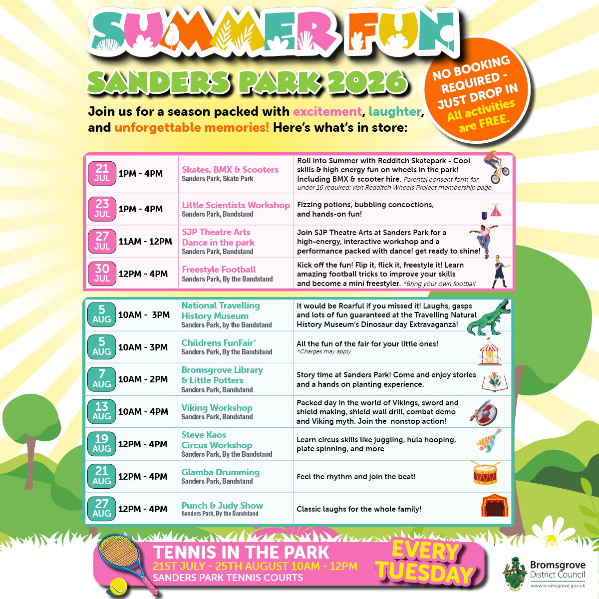 Summer Fun Sanders Park 2026