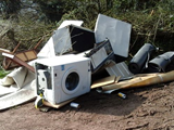 An example of a fly tip