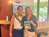 Cllr Sam Ammar and Amanda Allen from Age UK Bromsgrove, Redditch and Wyre Forest
